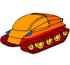 Dibujo Nave tanque pintado por camiondeguerra
