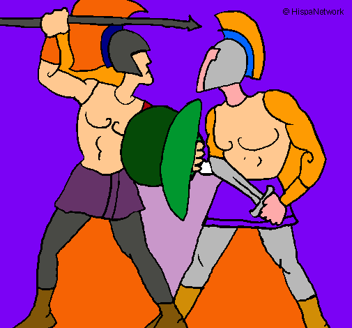 Lucha de gladiadores