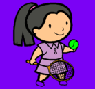 Dibujo Chica tenista pintado por NAiiZ