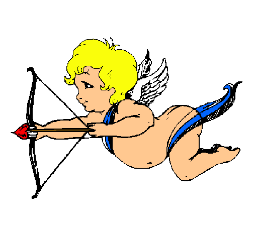 Cupido volando