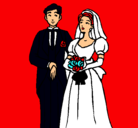 Dibujo Marido y mujer III pintado por kikita