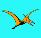 Dibujo Pterodáctilo pintado por HIJODEPUTPUT