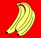 Dibujo Plátanos pintado por mariana
