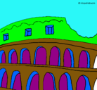 Dibujo Coliseo pintado por lghvbxcvgbskjdjdnjcjxnmn