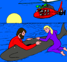 Dibujo Rescate ballena pintado por nancyjazminorduo