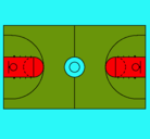 Dibujo Cancha pintado por karkacha