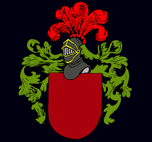 Escudo de armas y casco