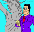 Dibujo Estados Unidos de América pintado por ignacia