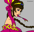Dibujo Princesa china pintado por venus