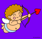 Dibujo Cupido pintado por divilina