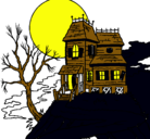 Dibujo Casa encantada pintado por edelmiro