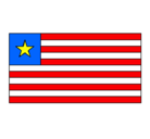 Dibujo Liberia pintado por ivan