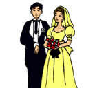 Dibujo Marido y mujer III pintado por ov