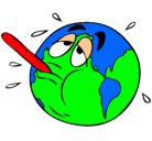 Dibujo Calentamiento global pintado por martav