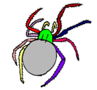 Dibujo Araña venenosa pintado por bbgoihj