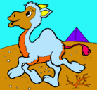 Dibujo Camello pintado por yaneth