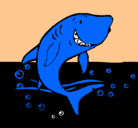 Dibujo Tiburón pintado por osvar