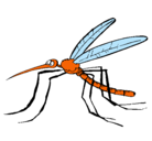 Dibujo Mosquito pintado por andrea