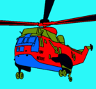 Dibujo Helicóptero al rescate pintado por 182