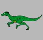 Dibujo Velociraptor pintado por arturox