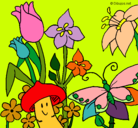Dibujo Fauna y flora pintado por raquel