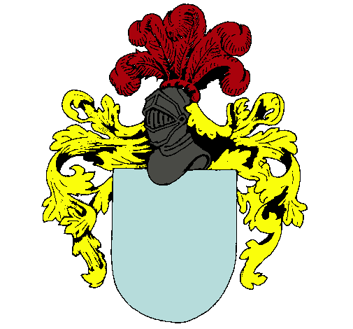 Escudo de armas y casco