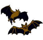 Dibujo Un par de murciélagos pintado por belkham