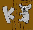 Dibujo Koala pintado por joel