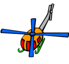 Dibujo Helicóptero V pintado por ian