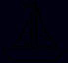 Dibujo Barco velero pintado por fabi