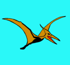Dibujo Pterodáctilo pintado por elisa