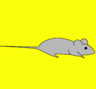 Dibujo Rata pintado por denise