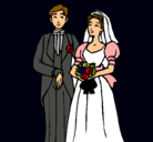 Dibujo Marido y mujer III pintado por lina