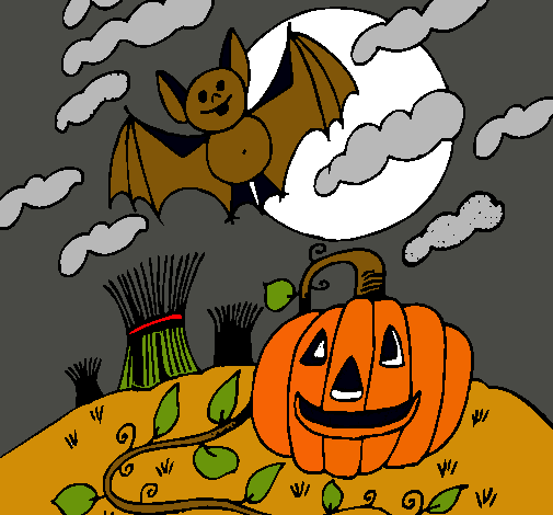 Paisaje de Halloween