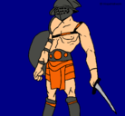 Dibujo Gladiador pintado por jesusvalor