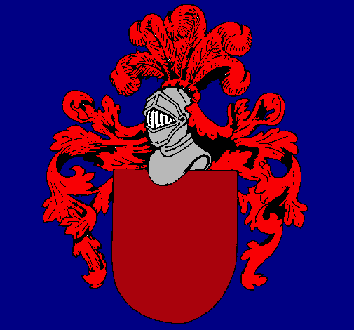 Escudo de armas y casco