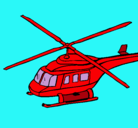Dibujo Helicóptero  pintado por gabi