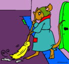 Dibujo La ratita presumida 1 pintado por valeria