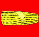 Dibujo Mazorca de maíz pintado por MILEYSHA