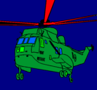 Dibujo Helicóptero al rescate pintado por alan