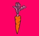 Dibujo zanahoria pintado por pauladiazfernandez