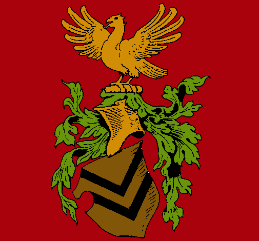 Escudo de armas y aguila 