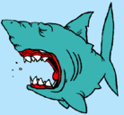 Dibujo Tiburón pintado por eric