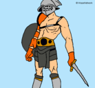 Dibujo Gladiador pintado por AGUSTIN