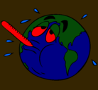Dibujo Calentamiento global pintado por shilso