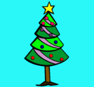 Dibujo Árbol de navidad II pintado por sofiac-bmanga