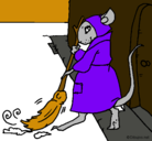 Dibujo La ratita presumida 1 pintado por jenifer