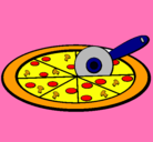 Dibujo Pizza pintado por jorge