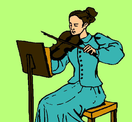 Dama violinista