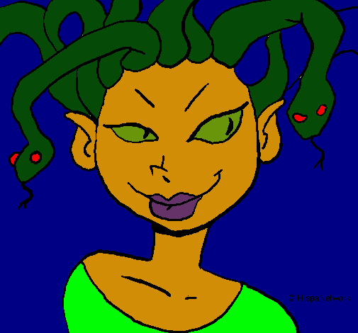 Mujer medusa